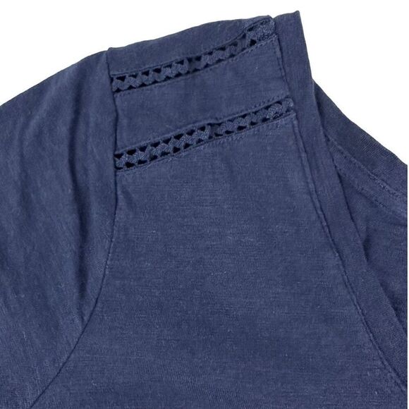 Banana Republic Womens Short Sleeve Top Scoop Neck Size Medium - Picture 6 of 9